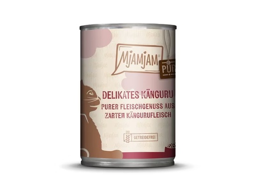 [90333397 1661766] Mjamjam Nassfutter Dose Känguru pur, 400 g