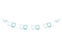 Partydeco Girlande Wal 15 m, Blau