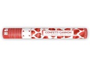 Partydeco Streudeko Konfettikanone Herzen Rot, 40 cm