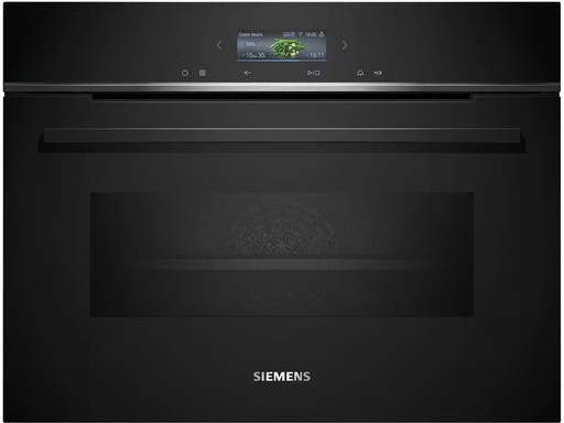 [90333513 1671220] Siemens Einbaubackofen mit Mikrowelle iQ700 CM776GKB1 Schwarz