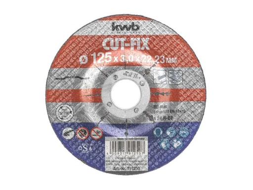 [90053490 492641] kwb Trennscheibe CUT-FIX, Metall Ø 125 x  3.0 mm