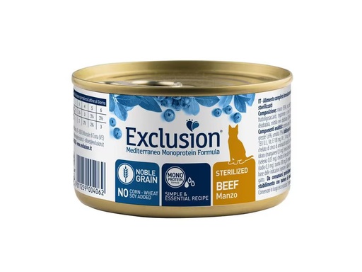 [90333595 1662023] Exclusion Nassfutter Sterilized Beef, 85 g