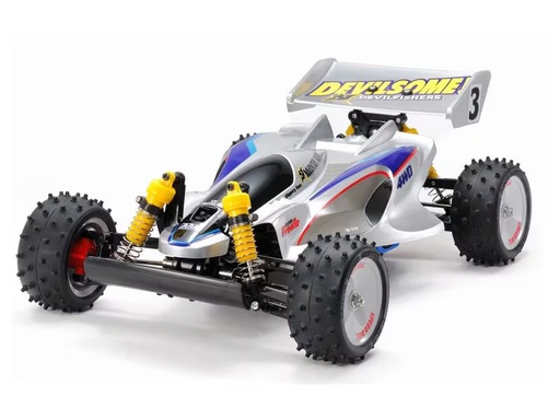 [90333598 1673455] Tamiya Buggy Manta Ray 4WD DF-01 Bausatz, 1:10