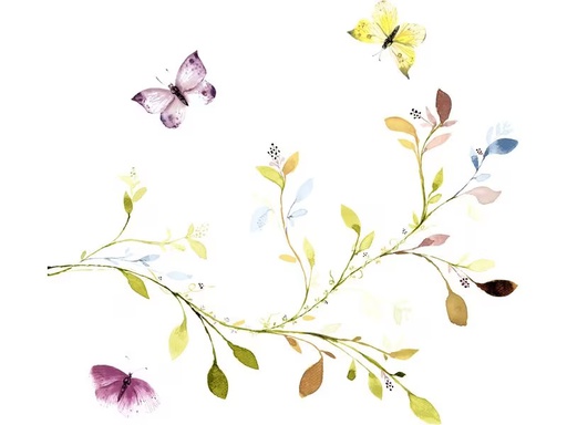 [90333758 1665787] Paper + Design Papierservietten Spring branch 33 cm x 33 cm, 16 Stück