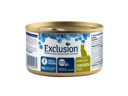 [90333810 1662022] Exclusion Nassfutter Sterilized Chicken, 85 g