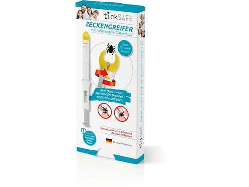[90334053 1674739] Ticksafe Erste-Hilfe-Set Rotierender Zeckengreifer Mensch