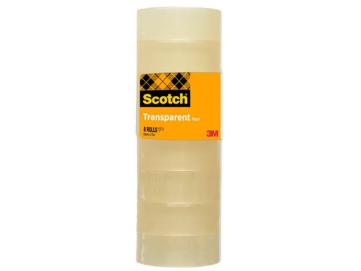 [90334147 1668817] Scotch Klebeband 508, 19 mm x 33 m, 8 Rollen