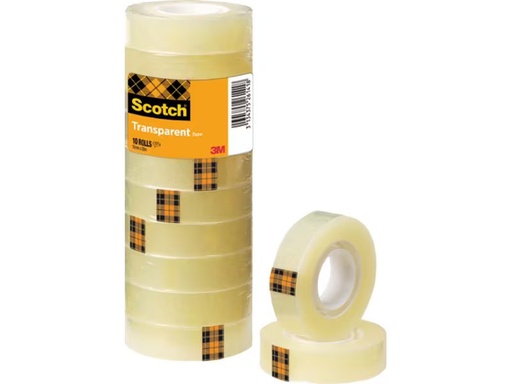 [90334191 1668820] Scotch Klebeband 508, 15 mm x 33 m, 10 Rollen