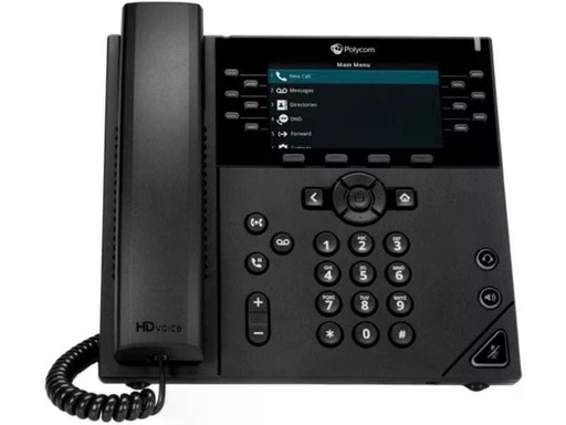 [90334299 1677037] Poly Tischtelefon VVX 450 Schwarz