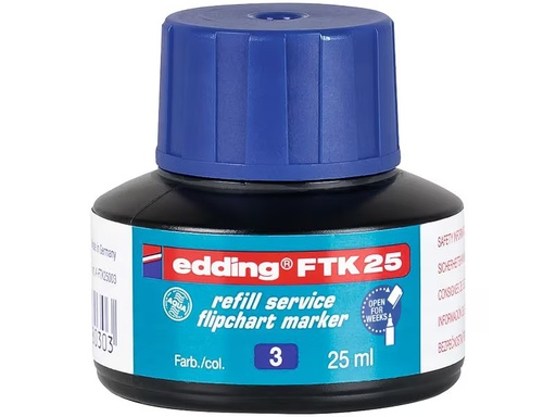 [90334315 1671448] edding Flipchart-Marker Nachfülltinte Blau