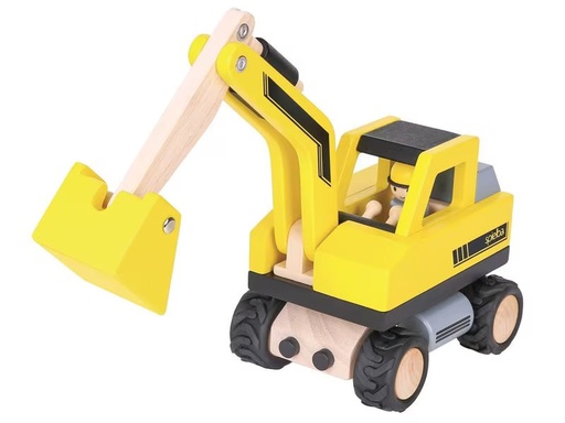 [90334358 1671703] Spielba Holzspielwaren Bagger mit Figur