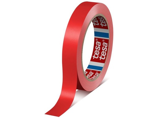 [90334425 1667388] tesa Verpackungsband Premium 19 mm x 66 m, Rot