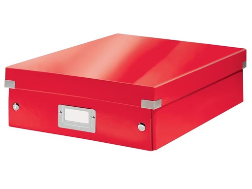 [90334615 1664720] Leitz Archivschachtel WOW A7, metallic Rot