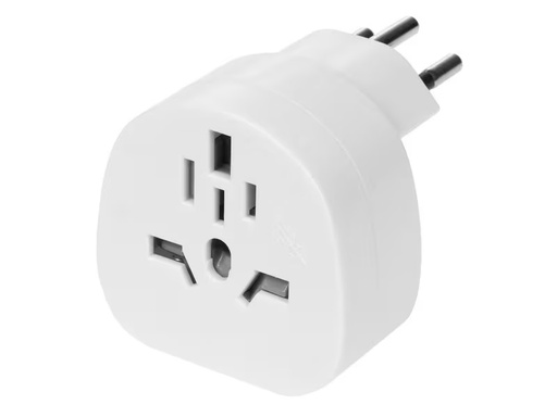 [90334639 1608897] FURBER.power Reiseadapter Welt – CH, Weiss