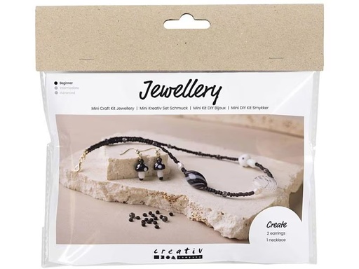 [90334652 1644297] Creativ Company Schmuck Bastelset Halskette Schwarztöne