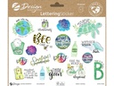 Z-Design Motivsticker A5 Lettering Umweltsprüche, Bunt, 38 Aufkleber