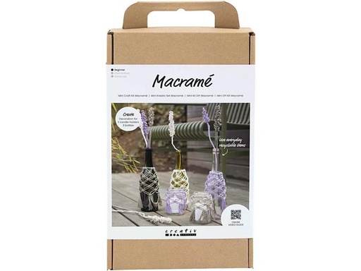 [90334718 1644308] Creativ Company Bastelset Macramé Glasdeko
