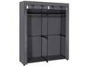 Songmics Regal Grau, 43 cm (B) x 174 cm (H) x 140 cm