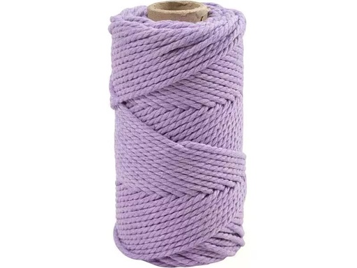 [90334856 1644318] Creativ Company Baumwollgarn Makramee Rope 330 g Flieder