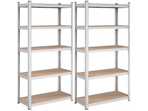 [90334978 1668525] Songmics Regal 2 Stück, Silber