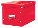 Leitz Archivschachtel WOW Cube L, metallic Rot
