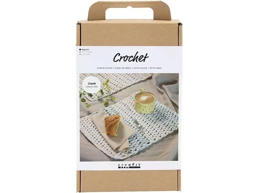 [90334995 1644307] Creativ Company Bastelset Häkeln Tischset