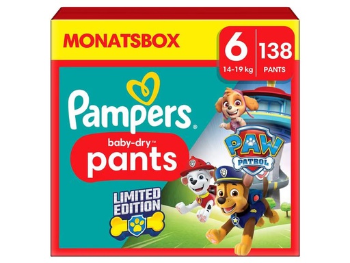 [90335018 1518538] Pampers Windeln Baby Dry Pants Paw Patrol Extra Large Grösse 6