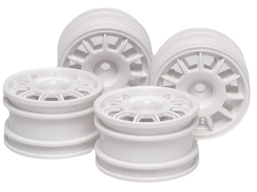 [90335116 1680064] Tamiya Felgen 11-Speichen, Weiss, 24 mm, M-Chassis 1:10, 4 Stück