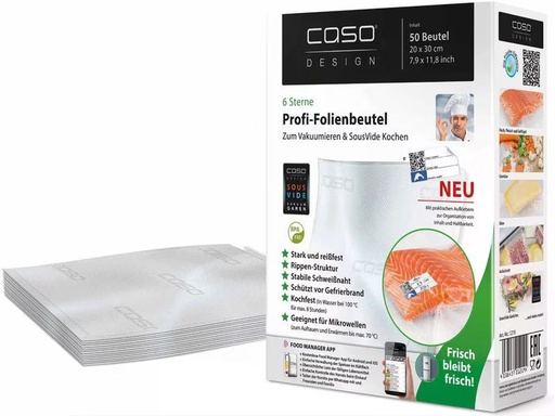 [90335128 1673600] Caso Vakuumierbeutel 50 Stück