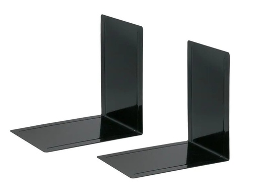 [90053656 814826] Maul Buchstützen-Set Schwarz, Metall