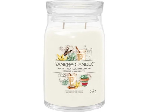 [90335305 1675538] Yankee Candle Signature Duftkerze Sweet Vanilla Horchata Large Jar