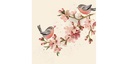 Braun + Company Papierservietten Cherry Blossom Love 33 cm x 33 cm, 20 Stück
