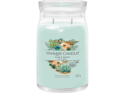 [90335368 1675535] Yankee Candle Signature Duftkerze Aloe &amp; Agave Large Jar