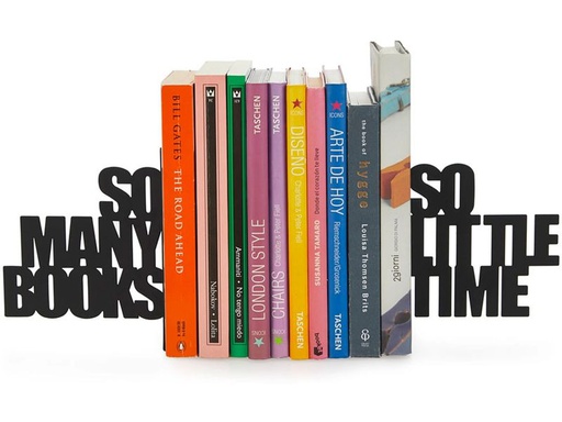 [90335544 1680438] Trendform Buchstützen-Set So Many! Schwarz