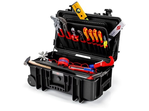 [90335735 1673817] Knipex Werkzeugbox Robust26 Sanitär Elektro, 17-teilig