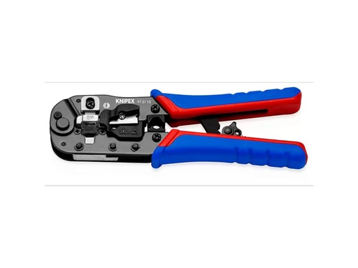 [90335739 1673870] Knipex Crimpzange für RJ45-Westernstecker 190 mm
