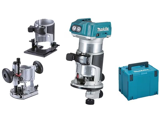 [90335747 1676400] Makita Einhandfräse / Kantenfräse DRT50ZJX11 Set 18 V