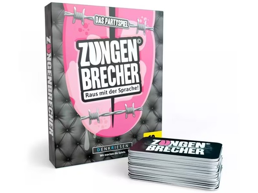 [90336178 1679630] Denkriesen Partyspiel Zungenbrecher - «Raus mit der Sprache» -DE-