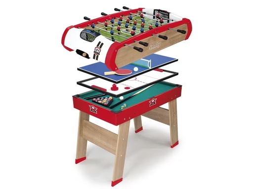 [90336355 1677312] Smoby Tischfussball Powerplay 4-in-1