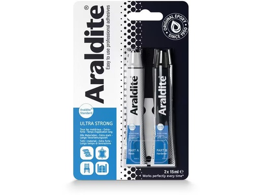 [90336384 1382549] Araldite Zweikomponentenkleber Standard Ultra Strong 15 ml