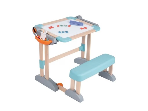 [90336493 1677334] Smoby Holzschchreibtisch 2-in-1