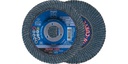 Pferd Polifan-Fächerscheiben Zirkonkorund PFR 125 x 22.23 mm L Z40