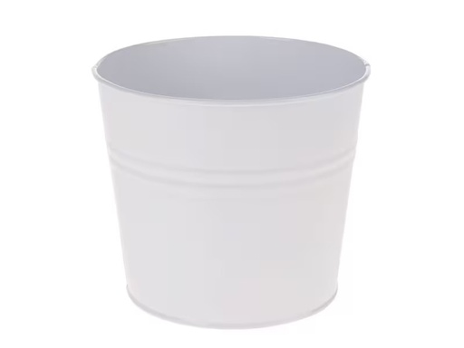 [90336545 1679737] Opiflor Zinktopf Jan 14 x 12 cm, Weiss