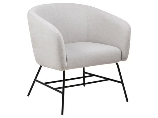 [90336761 1675831] AC Design Sessel Ramsey 72 cm x 76 cm, Hellgrau