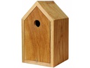 dobar green label Nistkasten Design, 16 x 16 x 28.5 cm, Holz, Braun