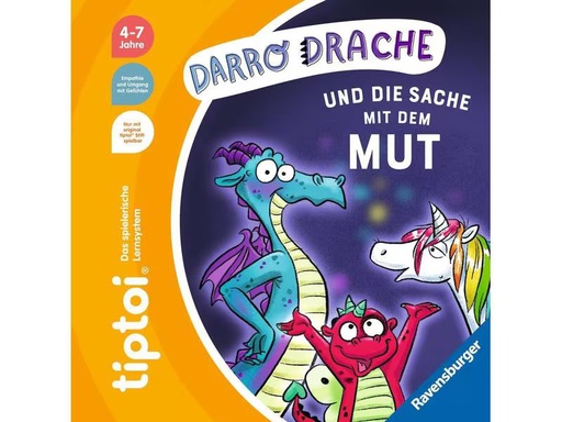 [90336915 1653436] tiptoi Lernbuch Darro Drache und die Sache mit dem Mut