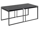 AC Design Couchtisch Infinity 120 cm x 48 cm, Schwarz