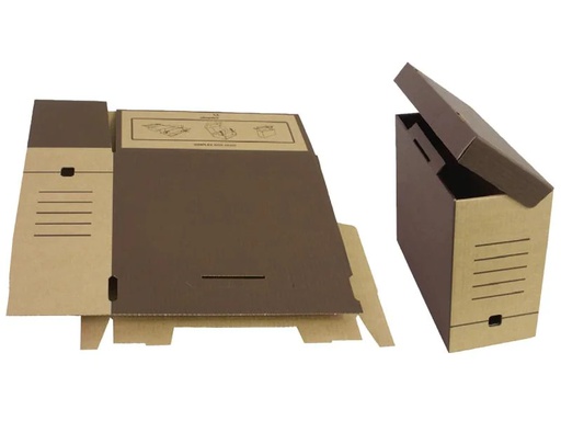 [90053837 516800] Simplex Archivschachtel Braun