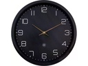 NeXtime Wanduhr Eco Ø 30 cm, Schwarz