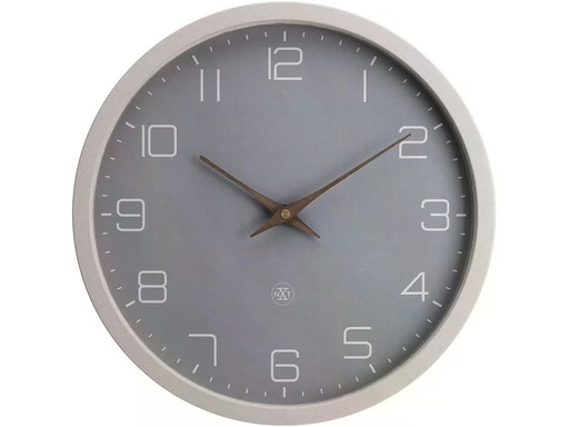 [90337086 1647008] NeXtime Wanduhr Eco Ø 30 cm, Beige